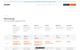 Parallel homepage website preview