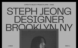 Stephanie Jeong homepage website preview