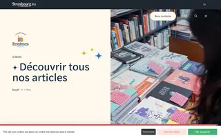 Lire notre monde homepage website preview