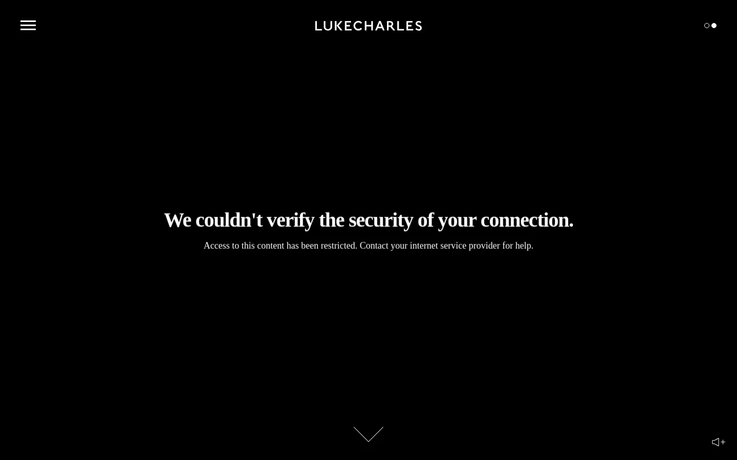 The desktop homepage features a minimalist black background with white typography. A large hero section displays the headline 'We create identities and brands that have transformational success for our clients' alongside client logos like MTV and PwC, followed by a featured project section. A 'get in touch' call to action and contact details are positioned at the bottom.