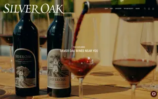 Silver Oak homepage website preview