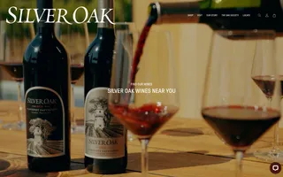 Silver Oak homepage website preview