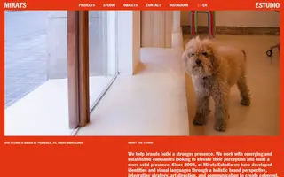 Ana Mirats Estudio homepage website preview