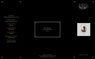 Peter Talisman homepage website preview