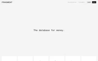Fragment homepage website preview