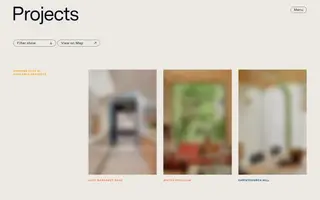 Paul Archer Design homepage website preview