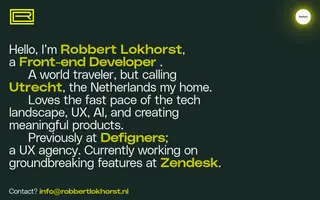 Robbert Lokhorst homepage website preview