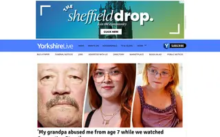 YorkshireLive homepage website preview