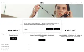 ALOHAS homepage website preview