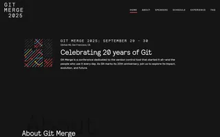 Git-merge homepage website preview