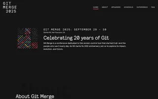 Git-merge homepage website preview