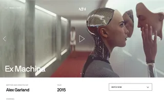 A24 homepage website preview