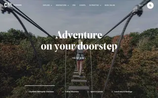 CM-Tourisme homepage website preview