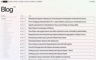 Stripe Dot Dev homepage website preview
