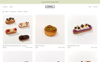 Canal Berlin homepage website preview