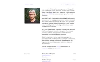 Giuliano Mozzillo homepage website preview
