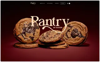 Pantry by Baker homepage website preview