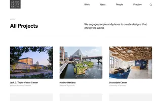 Ayers Saint Gross homepage website preview