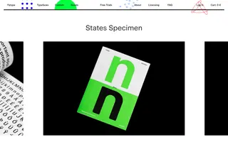 Fatype homepage website preview