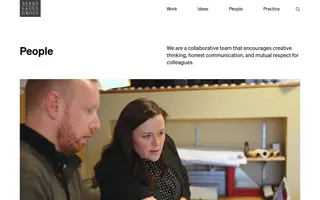 Ayers Saint Gross homepage website preview
