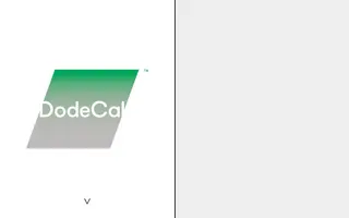 Dodecal homepage website preview
