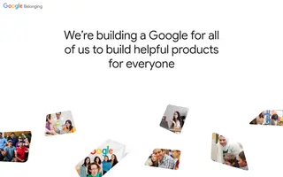 Google Belonging homepage website preview