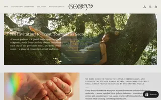 Godseye Oils homepage website preview