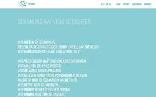DIE ORDI homepage website preview