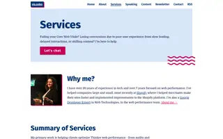 Sia Karamalegos homepage website preview