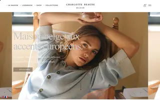 Charlotte Beaude homepage website preview