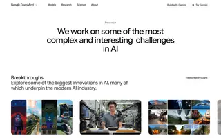 Gemini homepage website preview