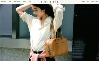 Tout Y Est homepage website preview
