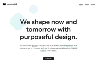 Meaningful homepage website preview