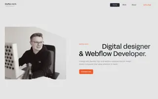 Steffen Hirth homepage website preview