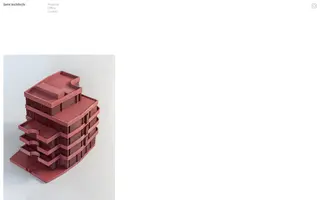 Serie Architects homepage website preview