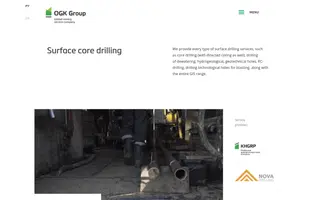 OGK Group homepage website preview