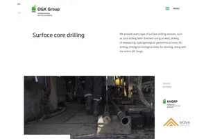 OGK Group homepage website preview