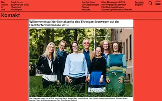 Norway2019 homepage website preview