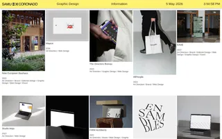 Samu Coronado homepage website preview
