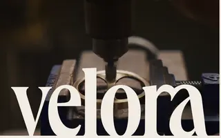 Velora homepage website preview