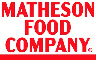 Matheson Food Company homepage website preview