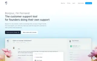 Fernand homepage website preview