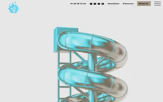 Théâtre de Belleville homepage website preview