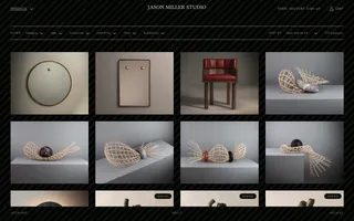 Jason Miller Studio homepage website preview