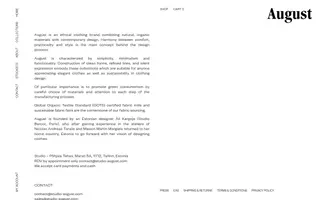 Studio August homepage website preview