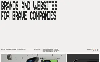 Duties homepage website preview