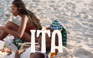 ITA Leisure homepage website preview