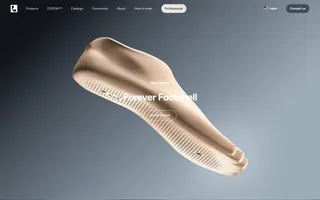 Levitate homepage website preview