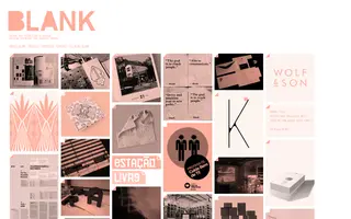 Blank homepage website preview