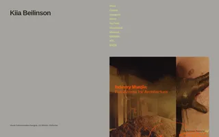 Kiia Beilinson homepage website preview